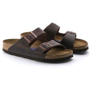 Birkenstock Arizona Soft Footbed Leather Sandal Habana